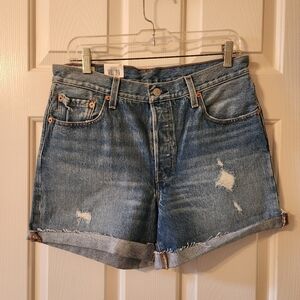 LEVIS 501 Mid Rise Button Front Size 29 NWT